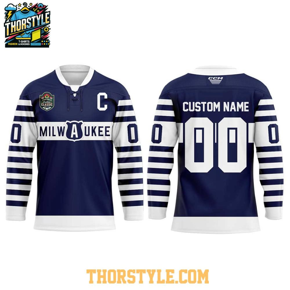Milwaukee Admirals Minnesota Day 2026 Classic Personalized Hockey Jersey - Image 2