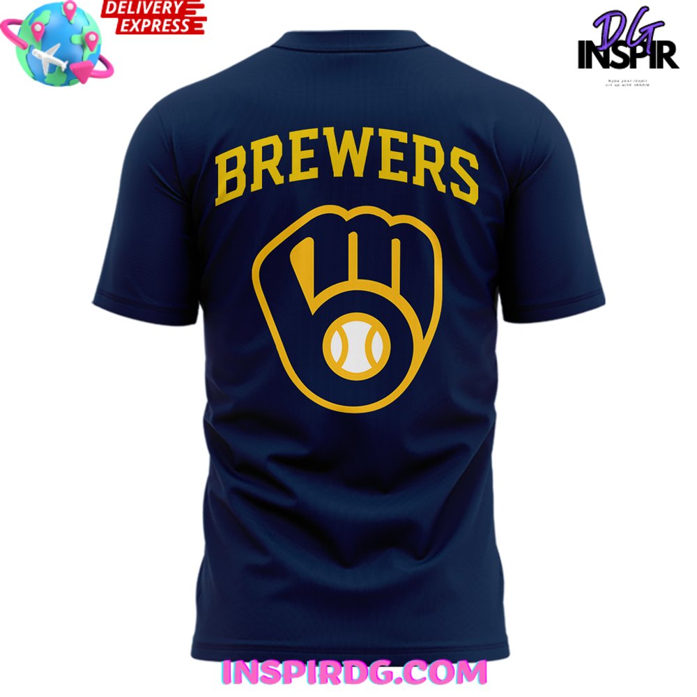 Milwaukee Brewers Jesus Won 2024 T-Shirt - Image 3