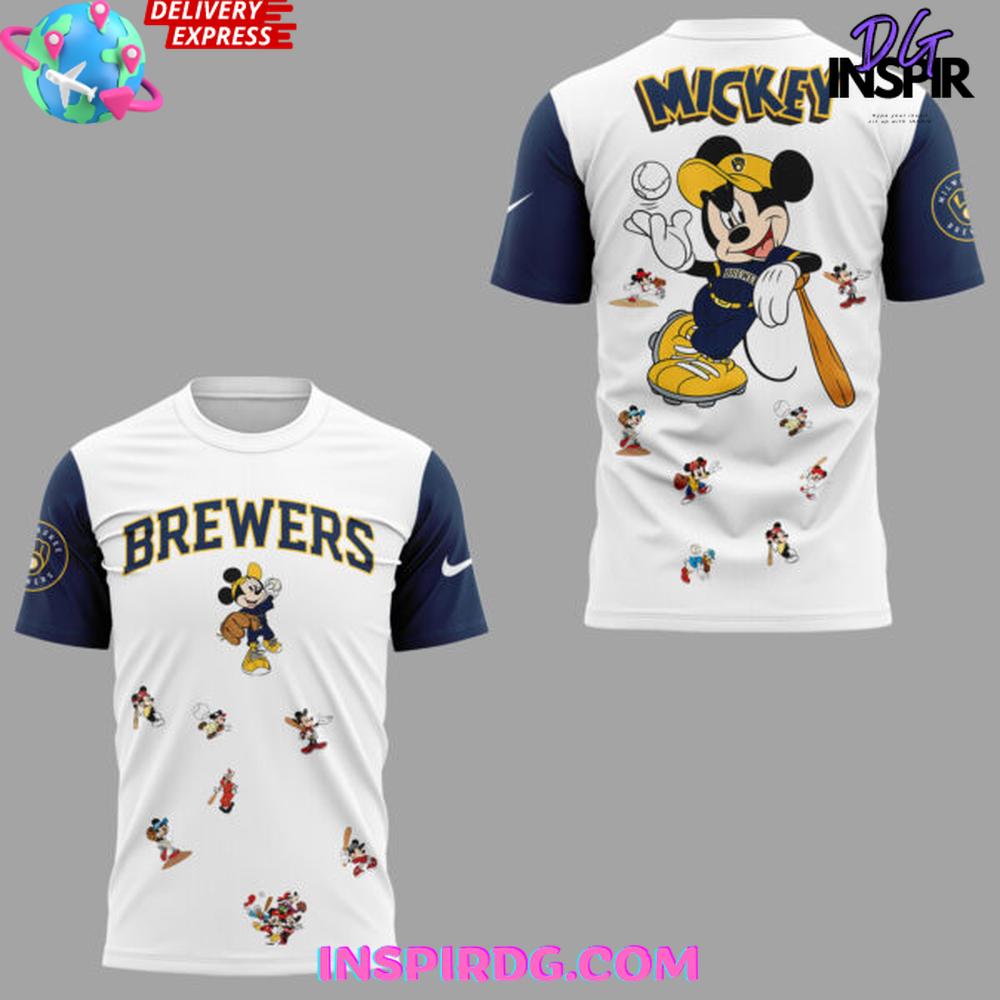 Milwaukee Brewers Mickey Mouse Night 2025 Shirt Collection - Image 2