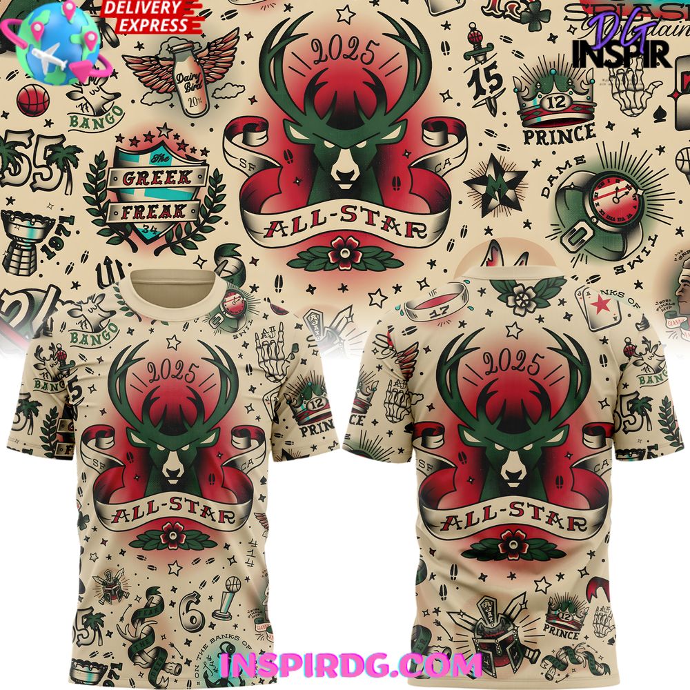 Milwaukee Bucks All-Star 2025 Special T-Shirt
