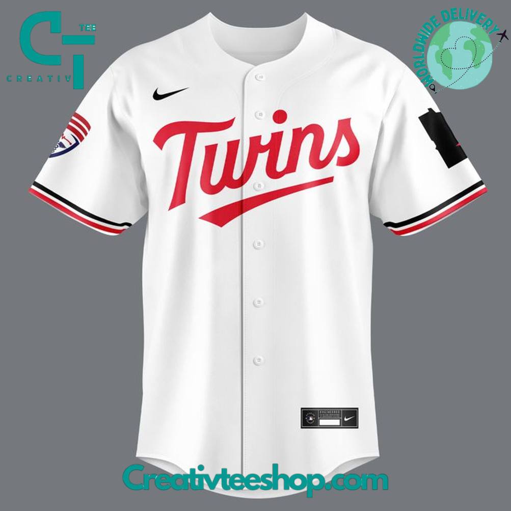 Minnesota Twins Nurses Night Special White Baseball Jersey - Image 2