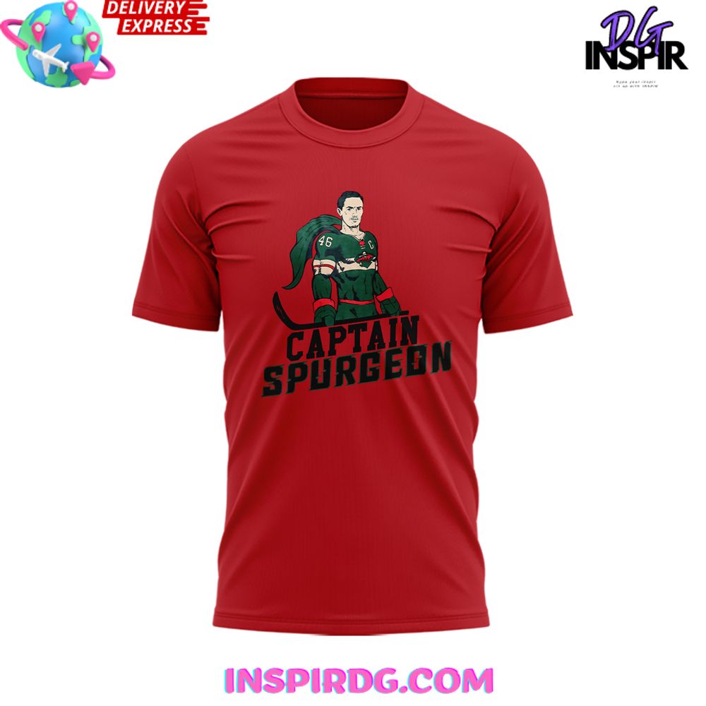Minnesota Wild Captain Spurgeon Special T-Shirt - Image 2