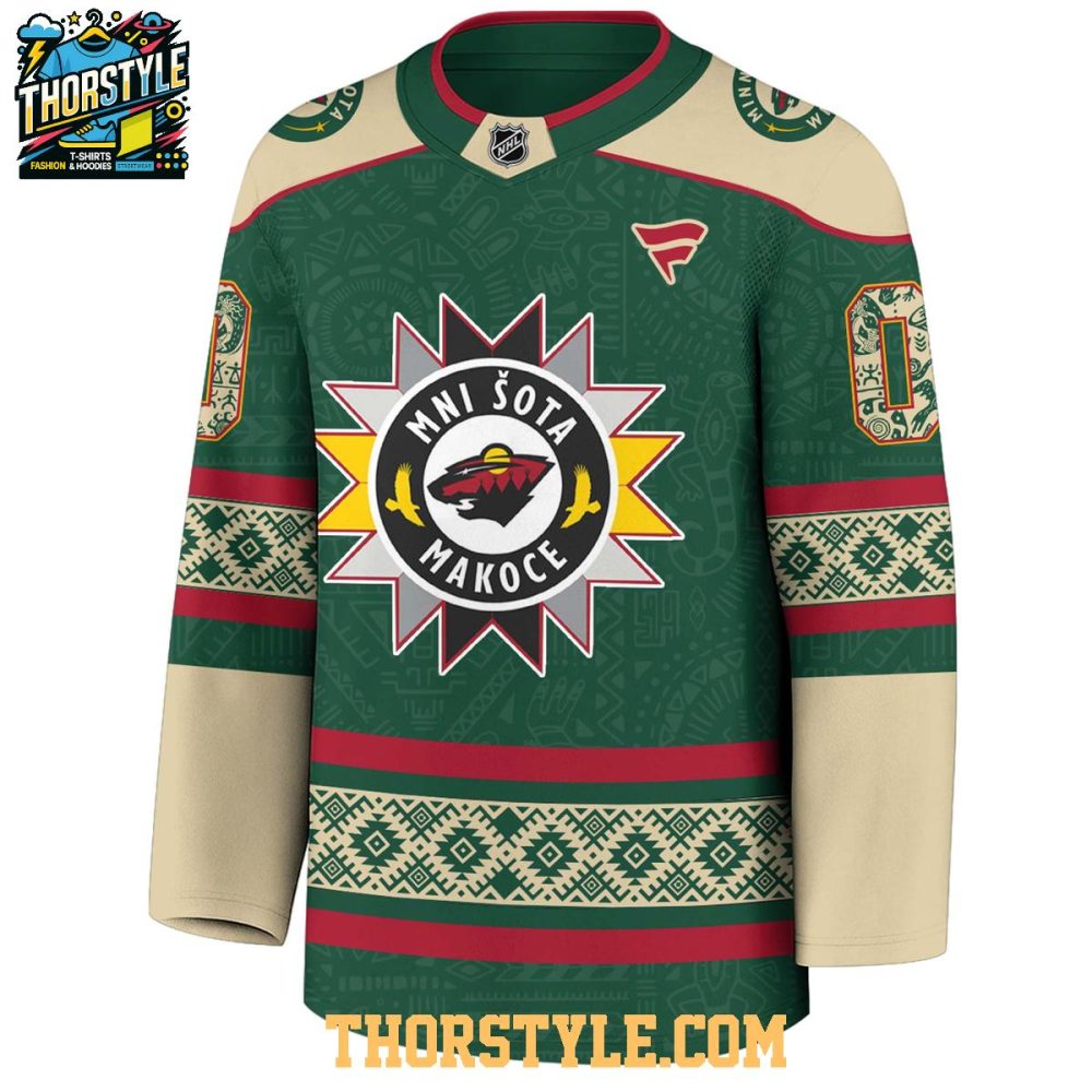 Minnesota Wild Indigenous People Holiday 2025 Personalized Hockey Jersey - Image 2