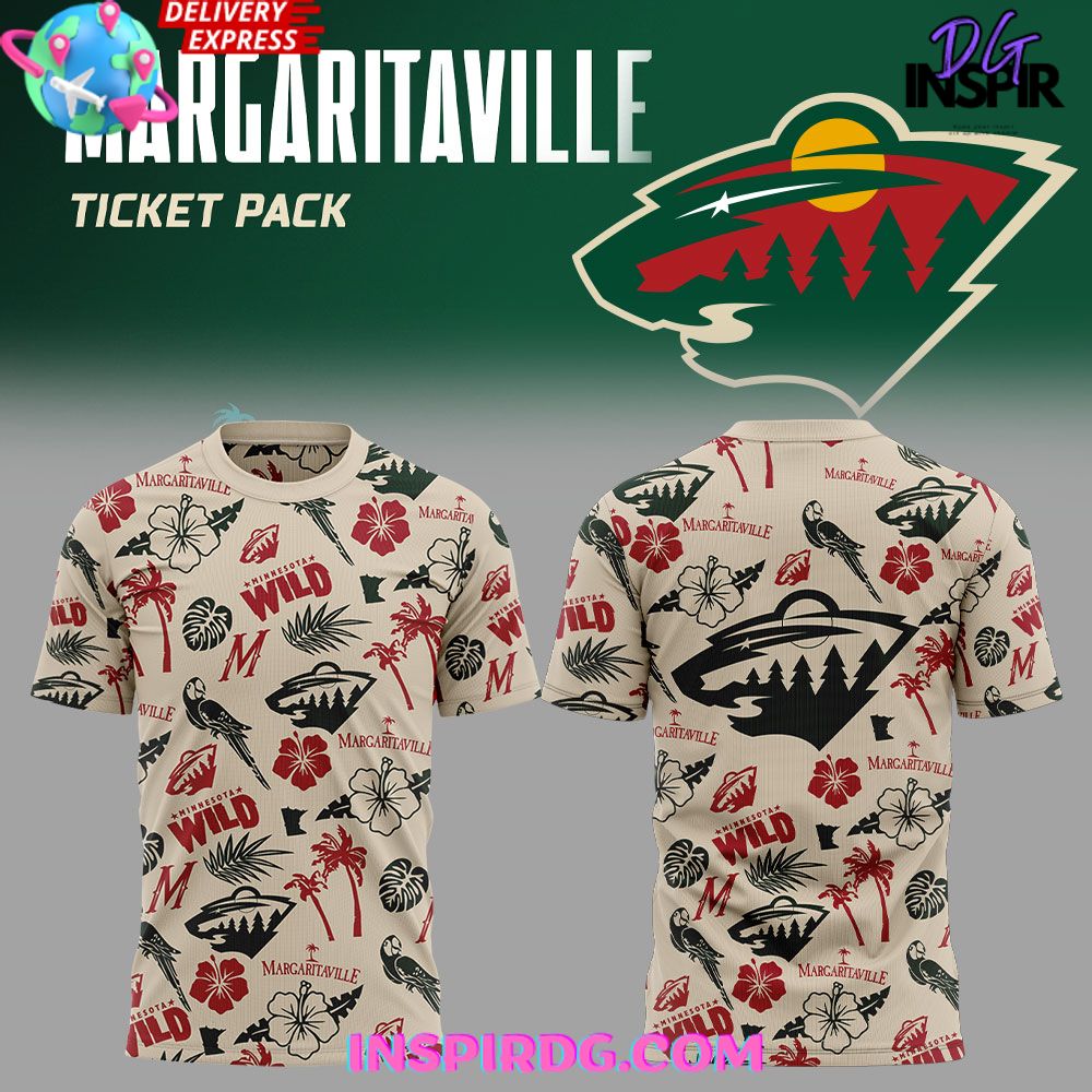 Minnesota Wild Margaritaville 2025 T-Shirt