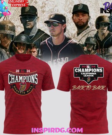 Modesto Nuts California League Champions 2024 T-Shirt