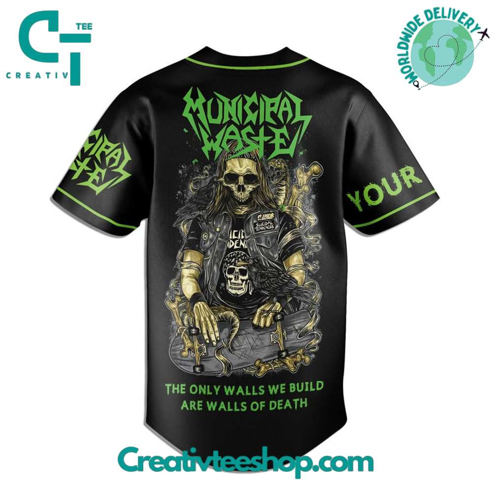 Municipal Waste Custom Name Baseball Jersey - Image 3