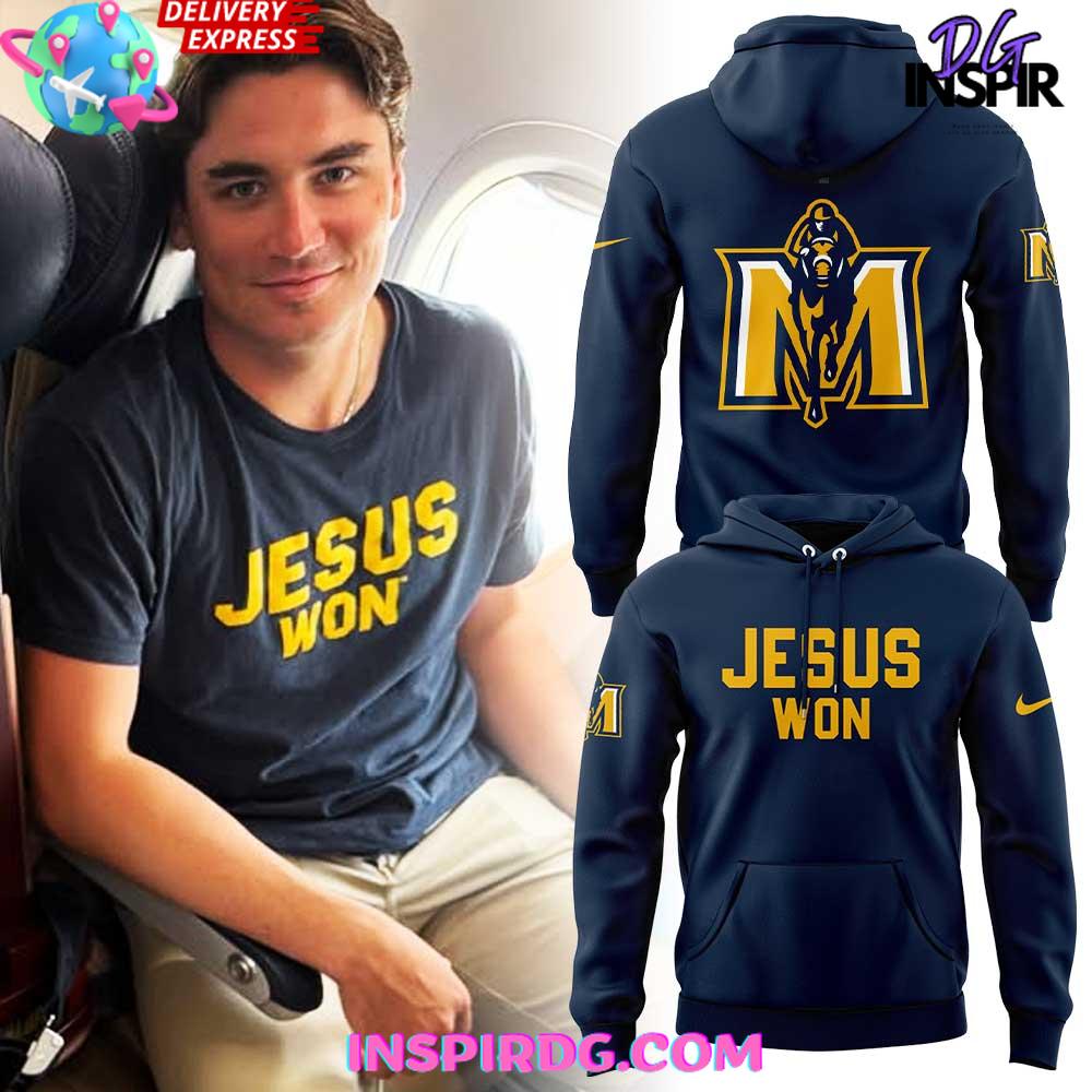 Murray State Baseball Jesus Won Special Shirt Collection - Image 2