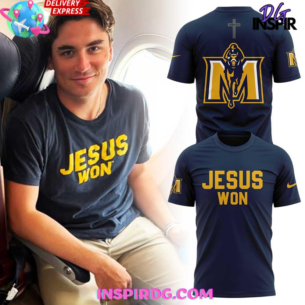 Murray State Baseball Jesus Won Special Shirt Collection - Image 10