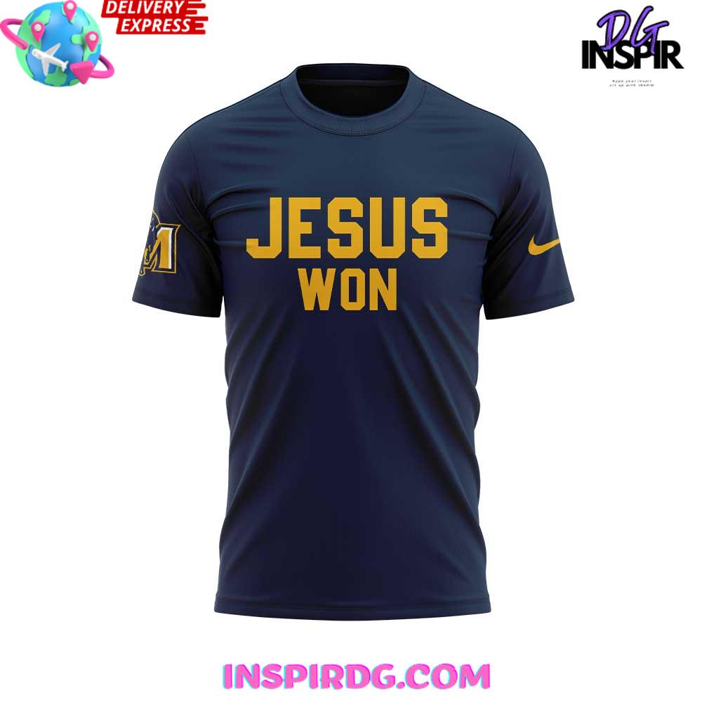 Murray State Baseball Jesus Won Special Shirt Collection - Image 11