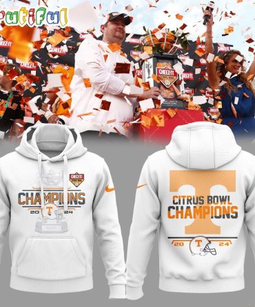 Ncaa Tennessee Volunteers Football 2024 Citrus Bowl Champs Hoodie
