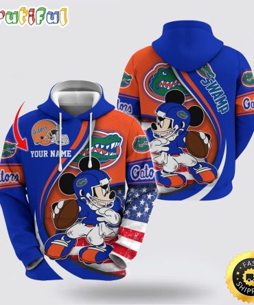 Ncaa Florida Gators Hoodie Mickey Mouse 100 Year Anniversary
