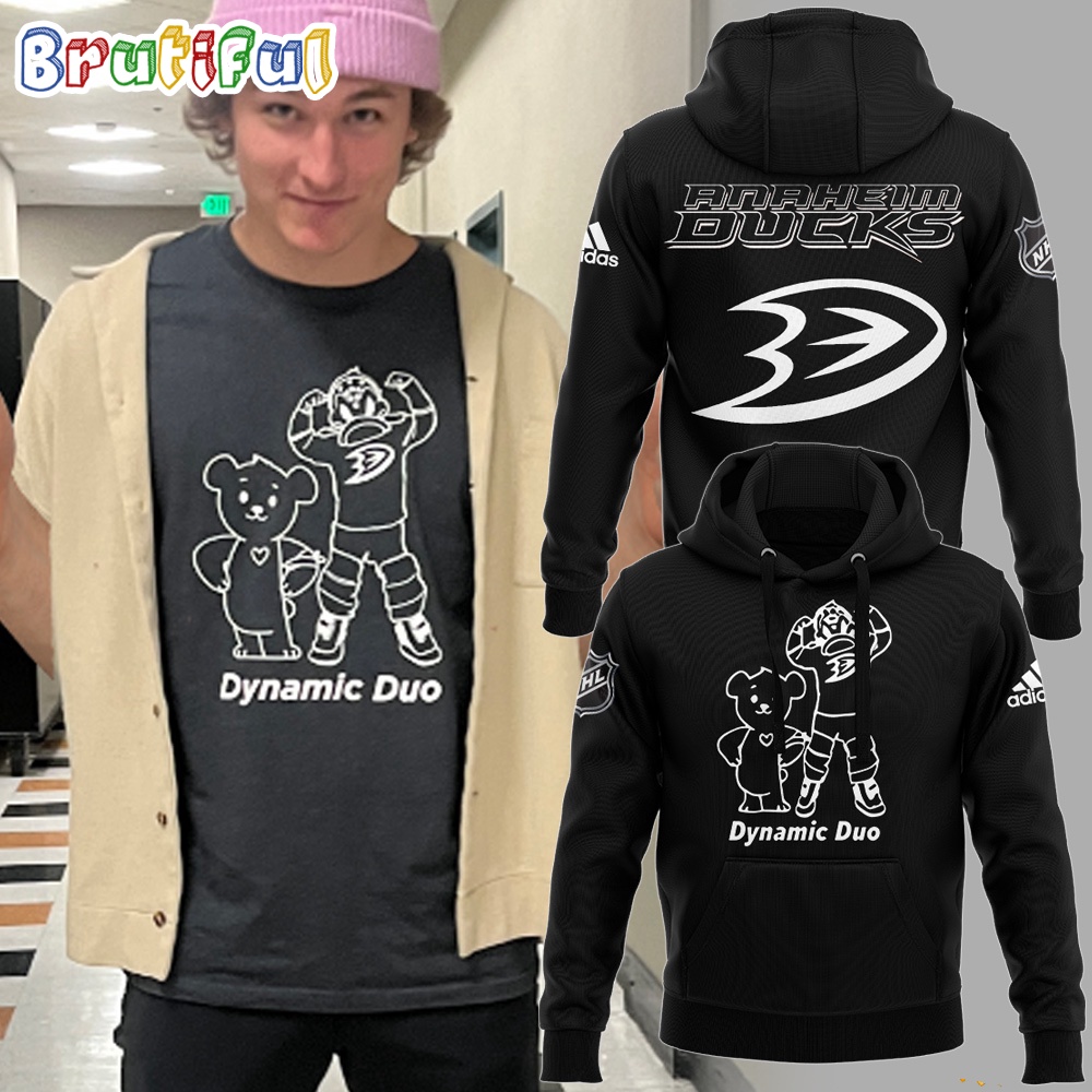 Nhl Anaheim Ducks Dynamic Duo 3D Hoodie