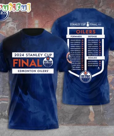 Nhl Edmonton Oilers 2024 Stanley Cup Finals 3D Shirt