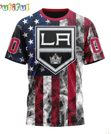 Nhl Los Angeles Kings Happy Independence Day The 4Th Of July 3D T Shirt