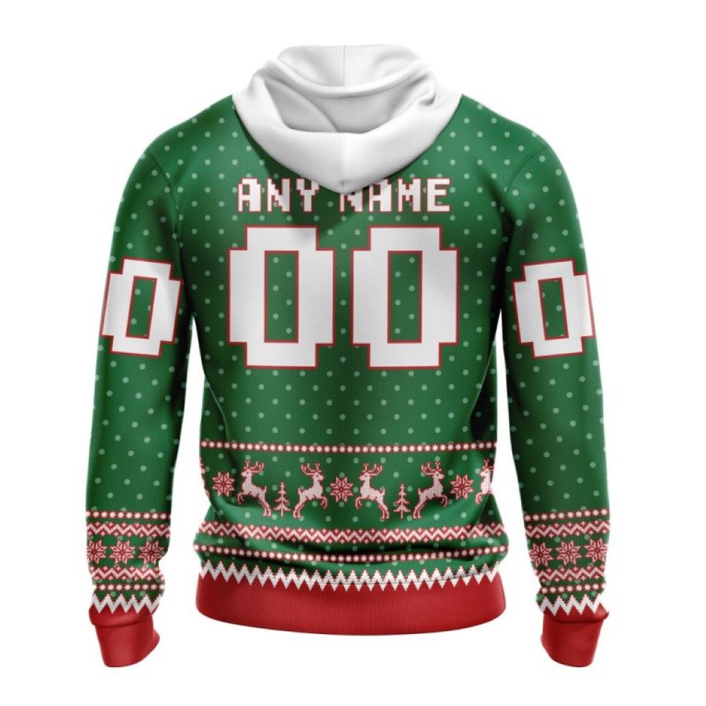 Personalized Nhl New York Rangers Special Ugly Christmas All Over Print 3D Hoodie Unisex Hoodie Tshirt Sweatshirt - Image 2