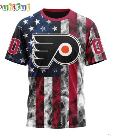 Nhl Philadelphia Flyers Happy Independence Day The 4Th Of July 3D T Shirt