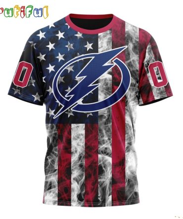 Nhl Tampa Bay Lightning Happy Independence Day The 4Th Of July 3D T Shirt