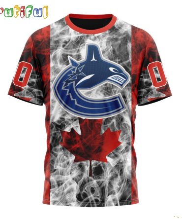 Nhl Vancouver Canucks Happy Independence Day The 4Th Of July 3D T Shirt