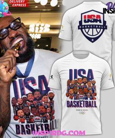 Paris 2024 Usa Basketball Special Edition T-Shirt