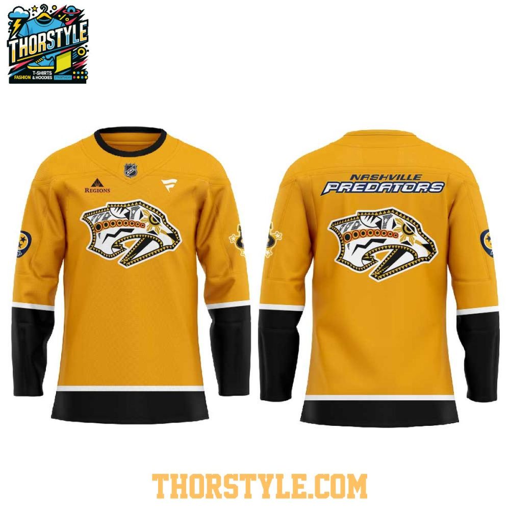 Nashville Predators Api Music Heritage Night 2025 Personalized Hockey Jersey - Image 2