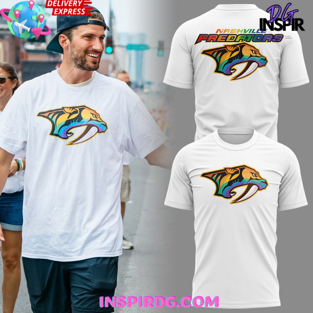 Nashville Predators Pride Parade 2024 T-Shirt