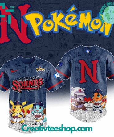 Nashville Sounds X Pokemon Go Special Baseball Jersey