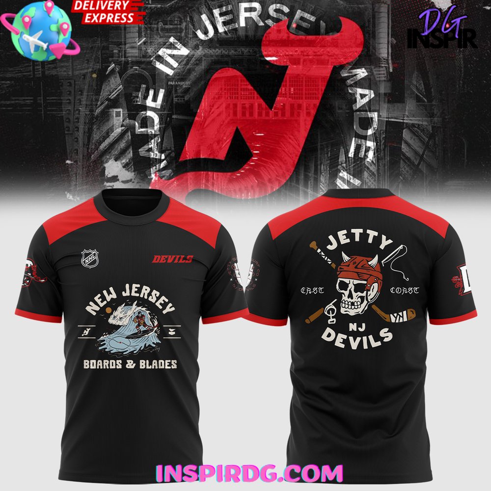 New Jersey Devils Boards & Blades Jetty Special T-Shirt