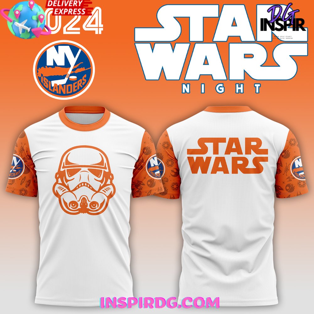 New York Islanders X Star Wars Night 2024 T-Shirt