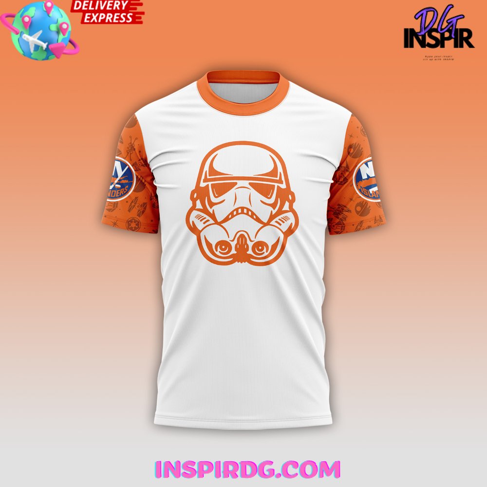 New York Islanders X Star Wars Night 2024 T-Shirt - Image 2