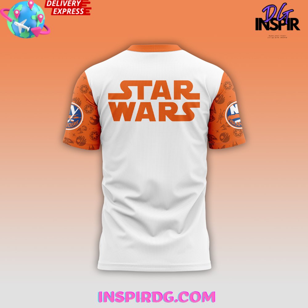New York Islanders X Star Wars Night 2024 T-Shirt - Image 3