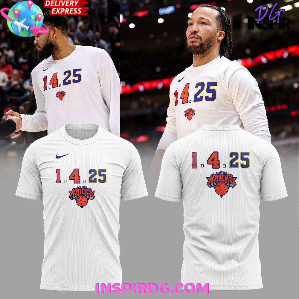 New York Knicks 1.4.25 Special Edition T-Shirt