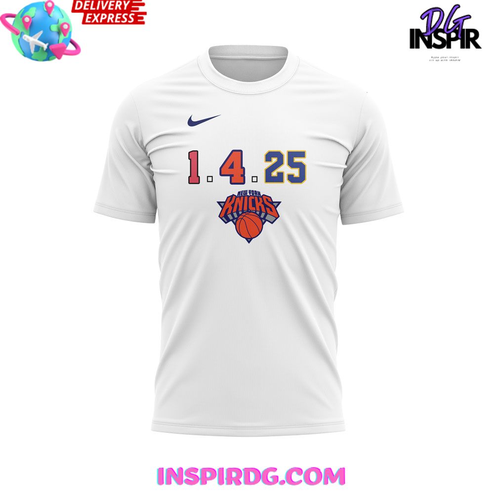 New York Knicks 1.4.25 Special Edition T-Shirt - Image 2