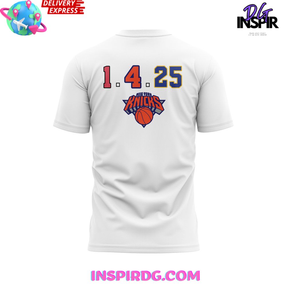 New York Knicks 1.4.25 Special Edition T-Shirt - Image 3
