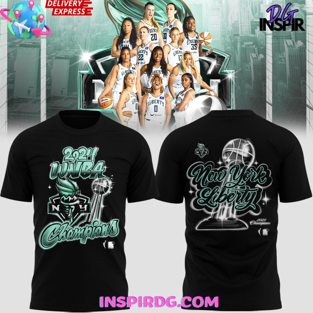 New York Liberty Wnba Champions 2024 T-Shirt
