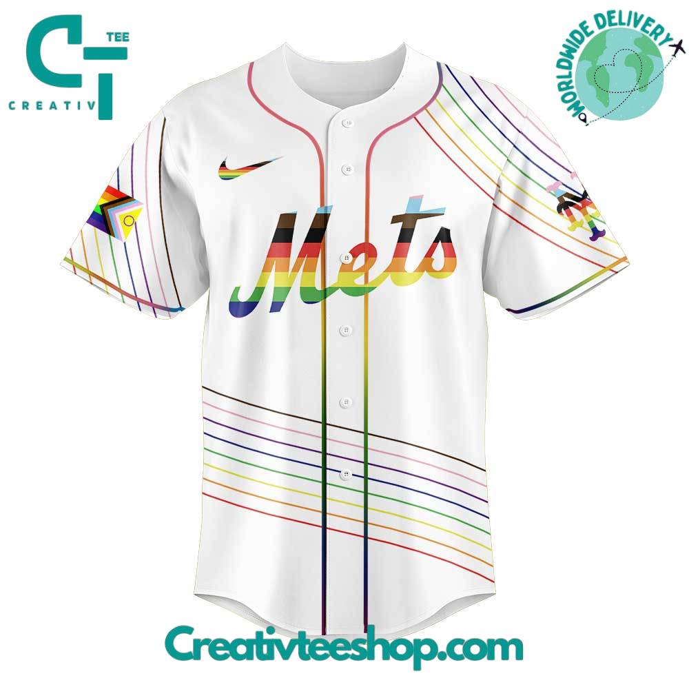 New York Mets Happy Pride Month Jersey Special Baseball Jersey - Image 2
