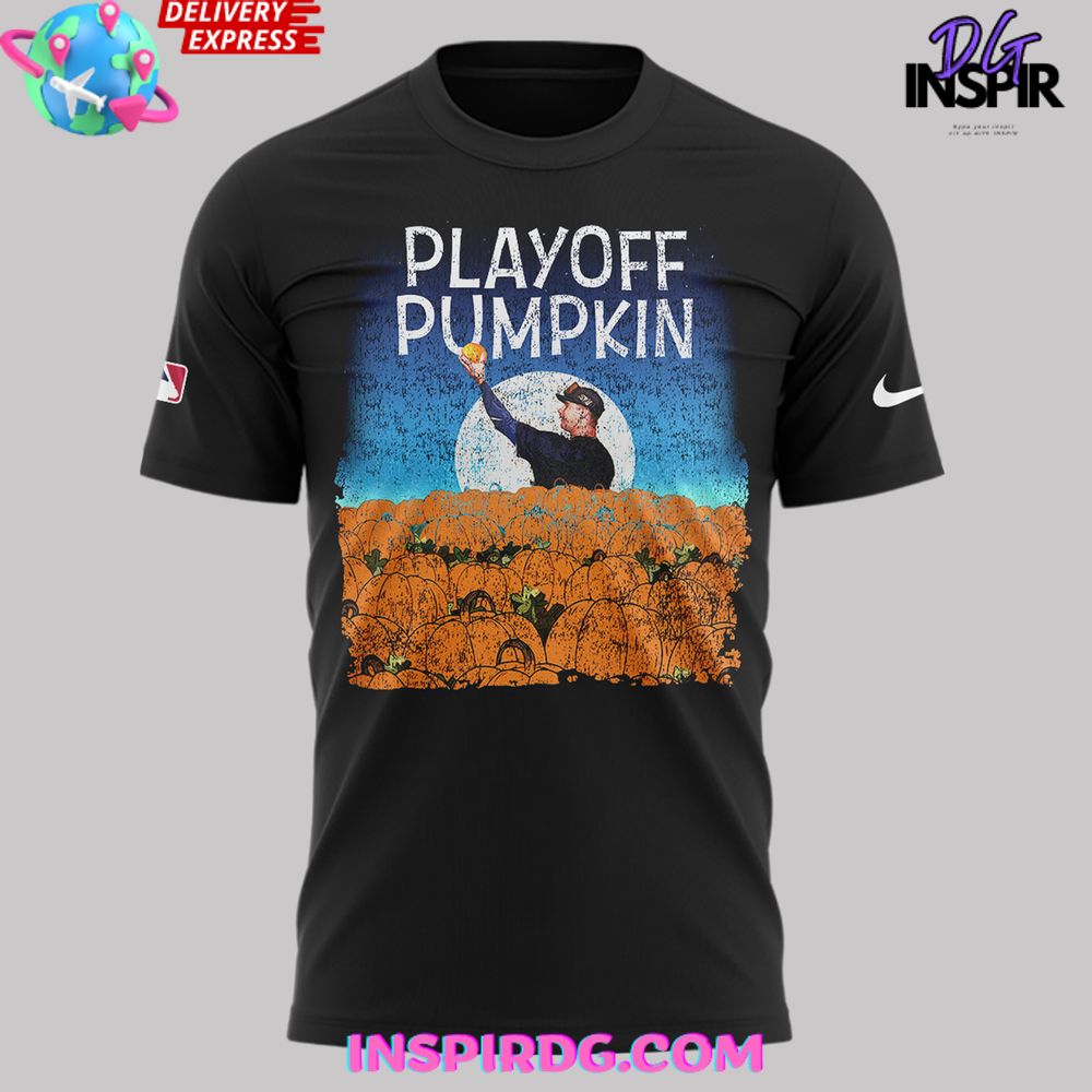 New York Mets Playoff Pumpkin T-Shirt - Image 2