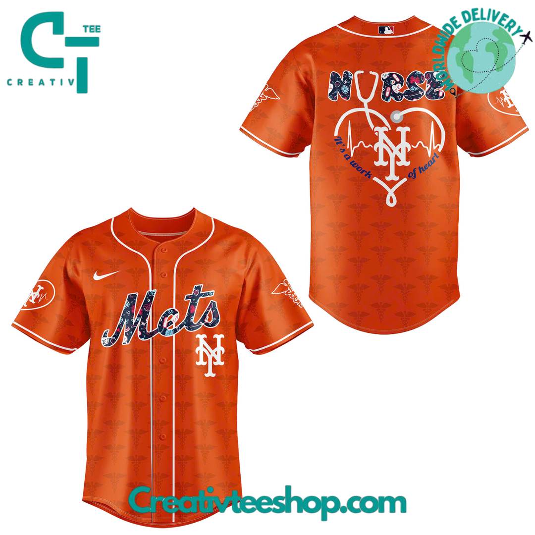 New York Mets X Nurses Night Special Baseball Jersey - Image 2