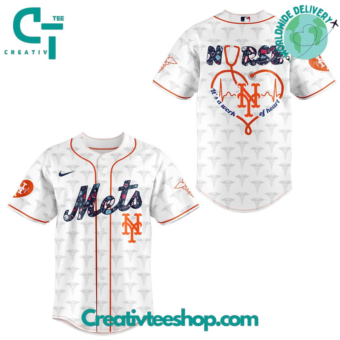 New York Mets X Nurses Night Special Baseball Jersey - Image 4