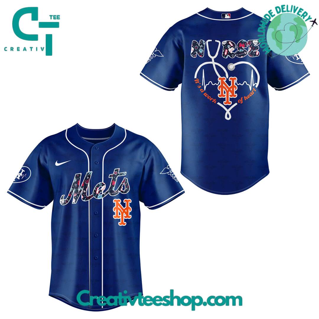 New York Mets X Nurses Night Special Baseball Jersey - Image 6