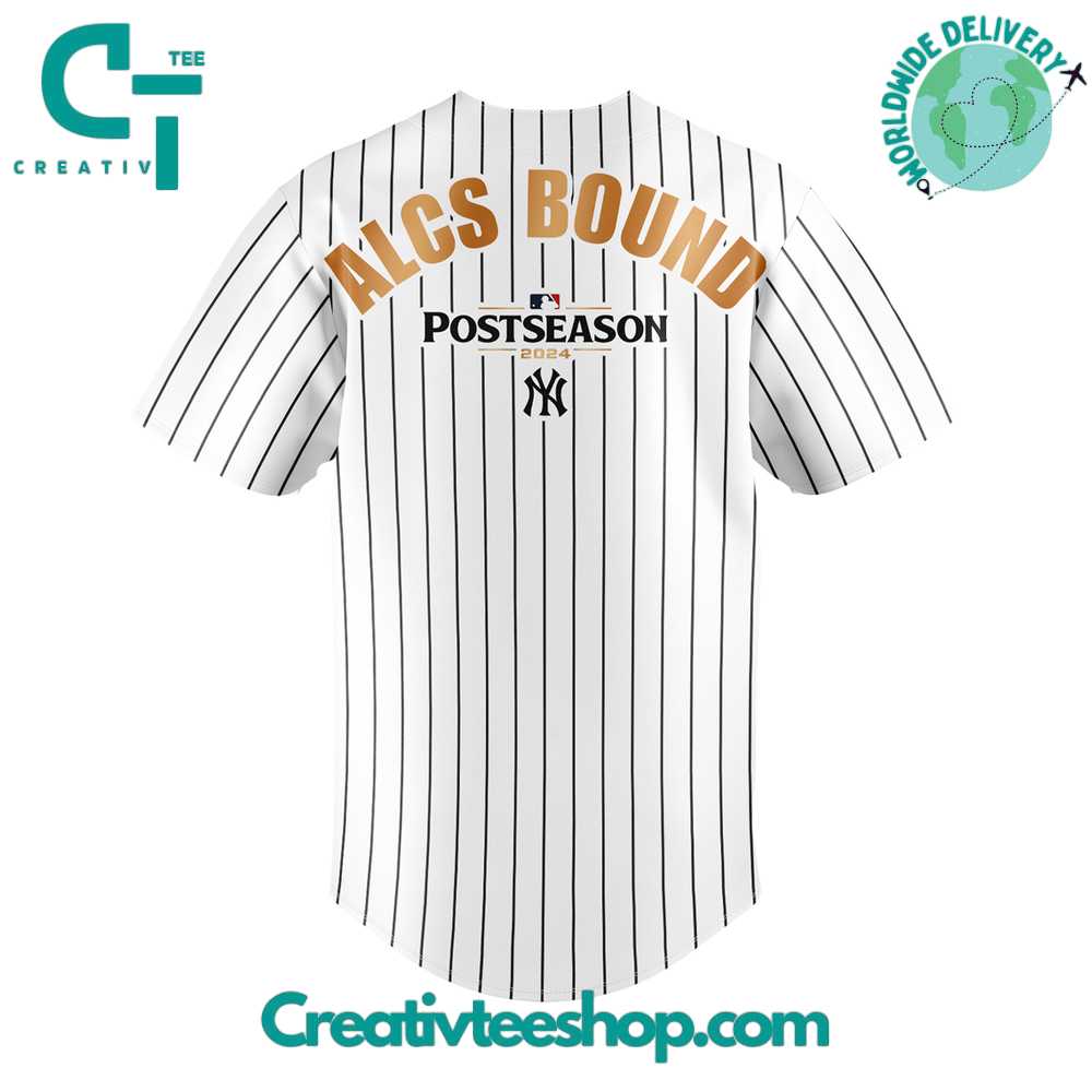 New York Yankees Alcs 2024 Bound Baseball Jersey - Image 3