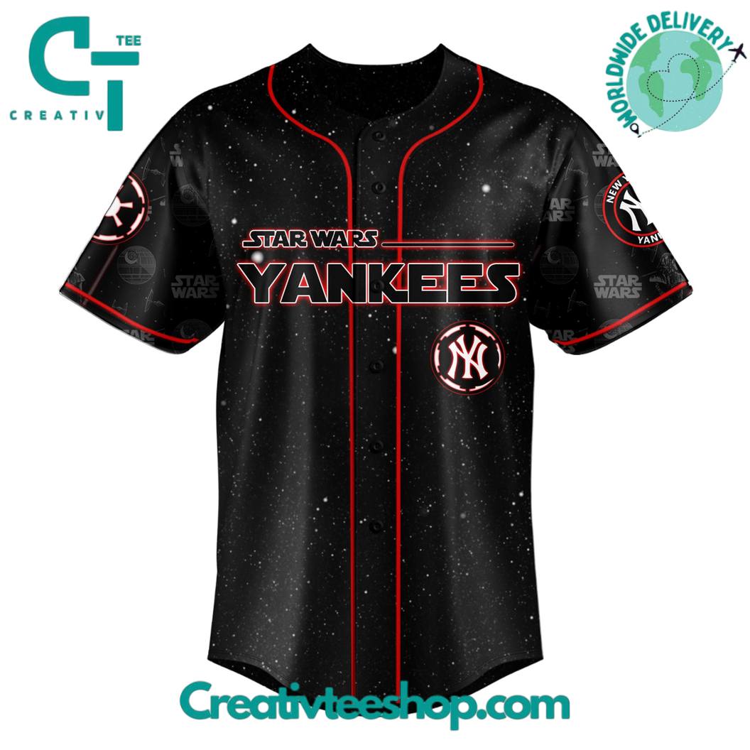 New York Yankees Mlb X Star Wars Night 2025 Special Edition Baseball Jersey - Image 3