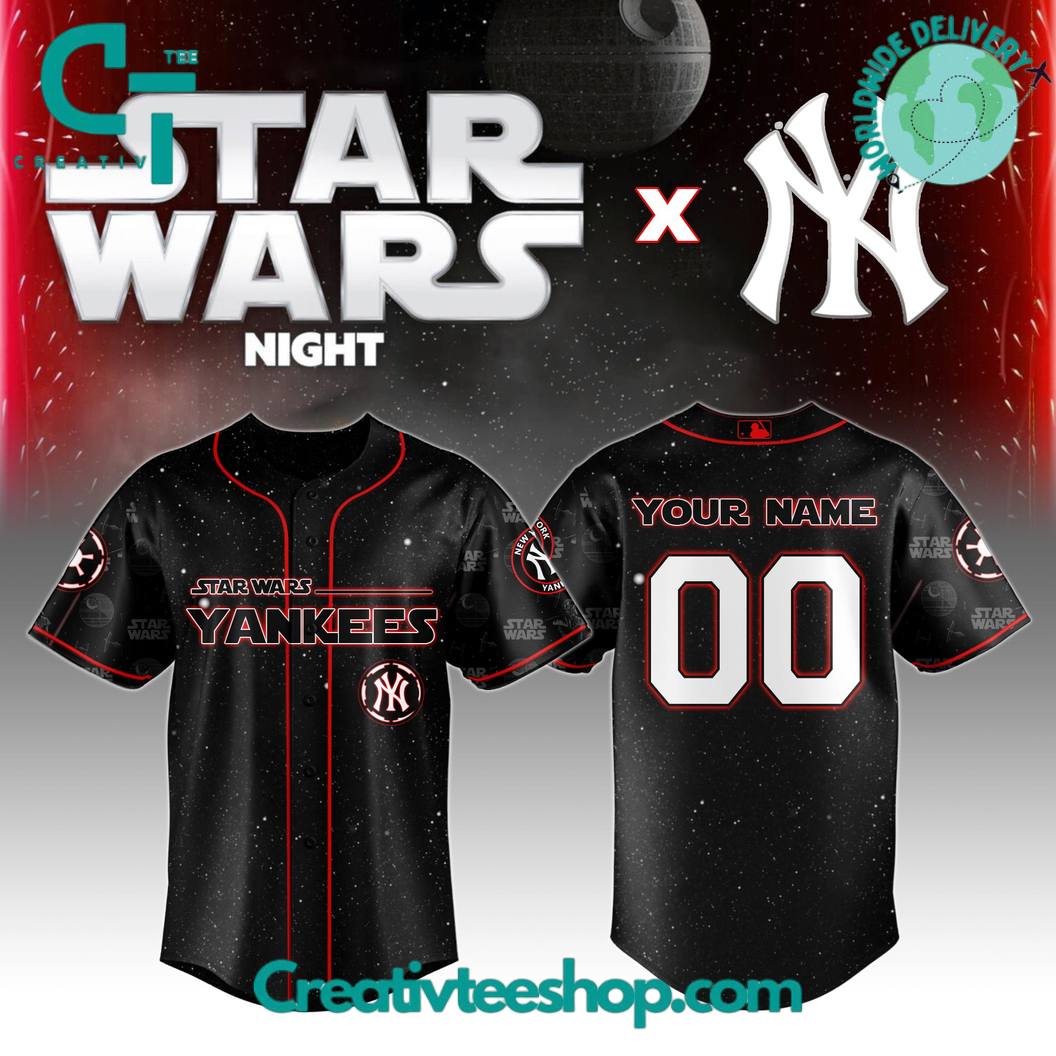 New York Yankees Mlb X Star Wars Night 2025 Special Edition Baseball Jersey - Image 4