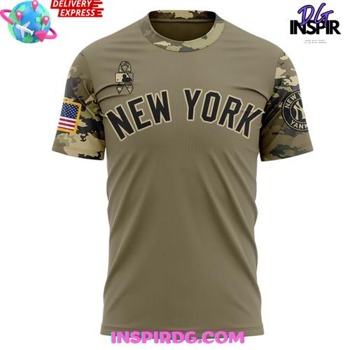 New York Yankees Military Appreciation Night 2025 Shirt Collection - Image 3
