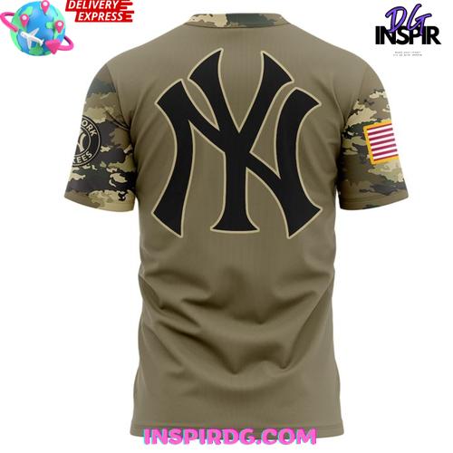 New York Yankees Military Appreciation Night 2025 Shirt Collection - Image 4
