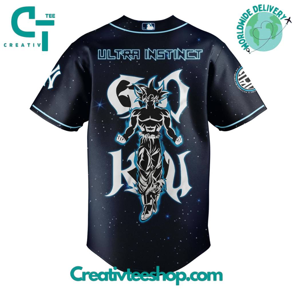 New York Yankees X Goku Ultra Instinct Limited Edition Baseball Jersey - Image 3