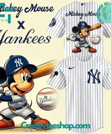 New York Yankees X Mickey Mouse Special Baseball Jersey