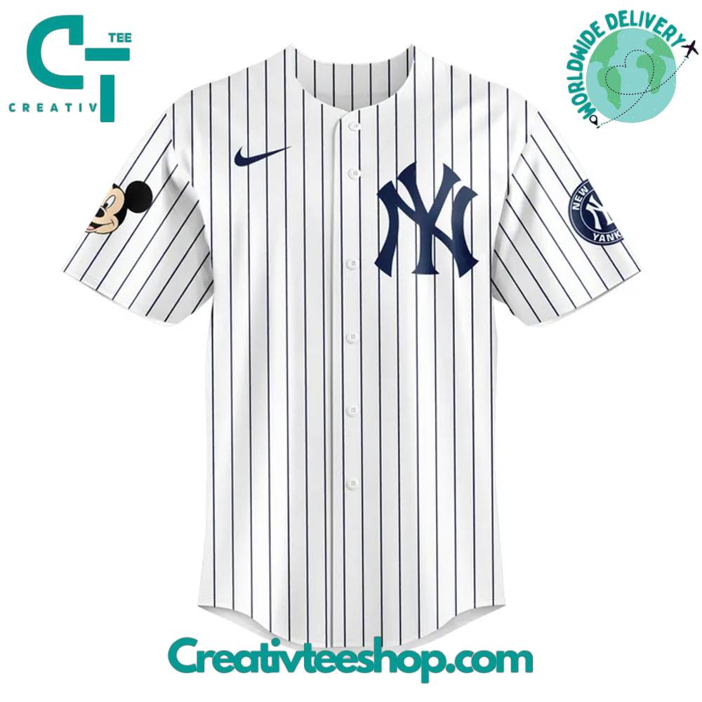 New York Yankees X Mickey Mouse Special Baseball Jersey - Image 2