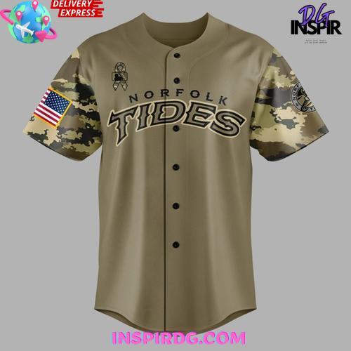 Norfolk Tides Military Appreciation Night 2025 Shirt Collection - Image 2