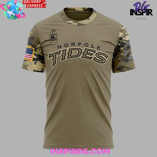 Norfolk Tides Military Appreciation Night 2025 Shirt Collection - Image 5