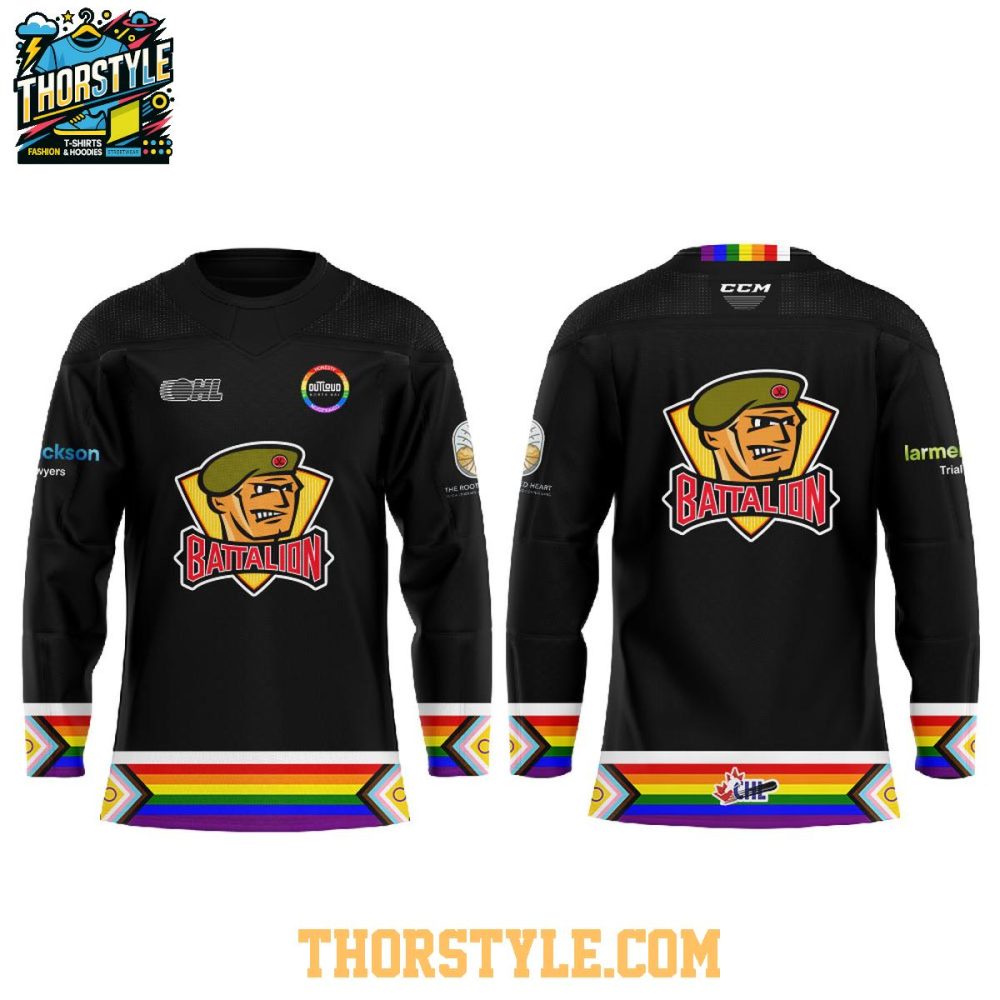 North Bay Battalion Inclusion Dei 2026 Night Personalized Hockey Jersey - Image 2